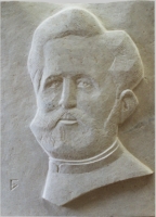 Georg Baumgarten Stele - Porträt